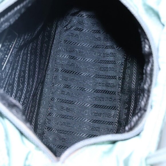 PRADA Hand Bag Nylon Green Auth bs23688 - Picture 8 of 16